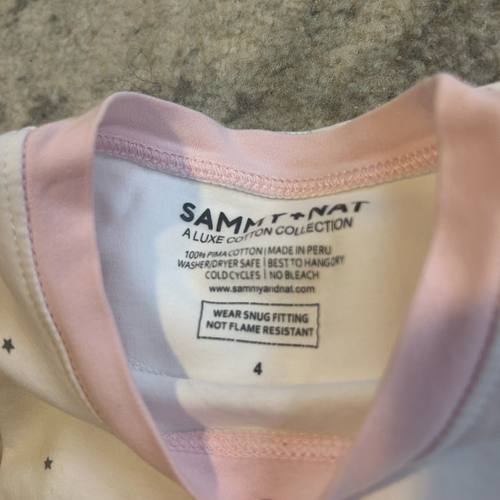 Sammy + Nat Toddler Girl Happy Whale Pajama Set